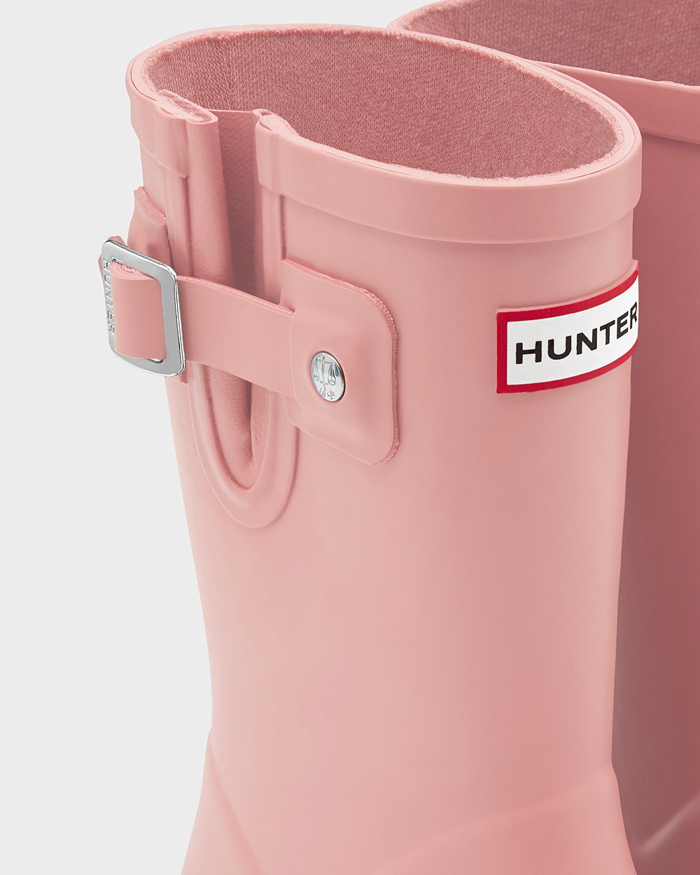 Bottes de Pluie Hunter Original First Flat Sole Enfant Rose CTXVHUJ-53